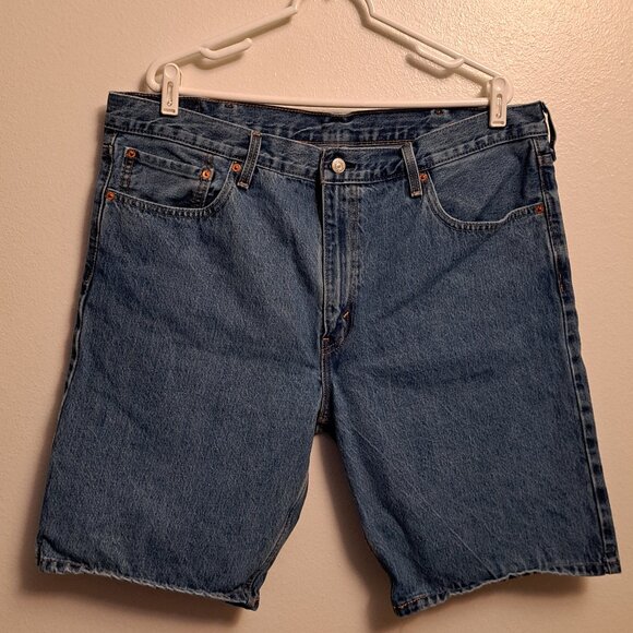 Levi’s 405 Standard Straight Size 40 Denim Shorts - Picture 2 of 6